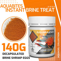 AquaMunch AquaBites Decapsulated Brine Shrimp Eggs 140g