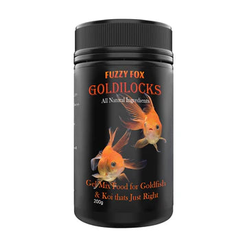 Fuzzy Goldilocks Goldfish and Koi Gel Food Pre-mix