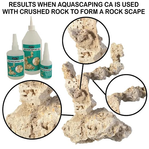 Aquascaping glue outlet